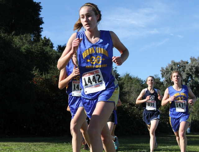 NCS XC D4  Girls-045.JPG - 2009 North Coast Section Cross Country Championships, Hayward High School, Hayward, California